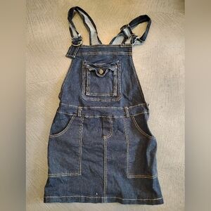 Denim Overalls with Front Pocket